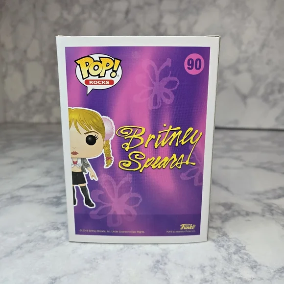 Funko Pop Britney Spears #90 Vinyl Figure Exclusive Baby One More Time Outfit - Picture 3 of 8